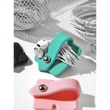 Cord Organizer Earbuds Holder Earphones Wrap Headset Headphone Wrap Winder Cord Manager Cable Winder Pink{"Color_name":"Pink"} - 粉色 - 查看 8