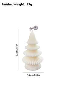 Folding Christmas Tree Shaped Aromatherapy Candles, Snowman Candles, Decorative Candles, Gift Candles, Soy Candles, Suitable For Home Decoration, Fireplaces, Candle Centers, Birthday Candles, Candle Holders, Friend Gifts, Women's Gifts, Home Candle Decoration, Decorations, Christmas Gifts, Christmas Decorations