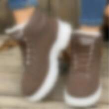 Stylish Personalized Winter Boots For Women - Adorable Spicy Girl Mid-Length Snow Boots, Cozy And Warm,Fluffy Boots - màu nâu - Xem 6