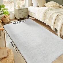 1pc, Soft Area Rugs For Bedroom Fluffy, Non-Slip Fuzzy Shag Plush Soft Shaggy Bedside Rug, Tie-Dyed Living Room Carpet For Girls Kids Baby Teen Dorm Home Decor, Bedroom Living Room Nursery Room Rug , Easy-Care Home Accent