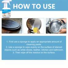 H4Cacle浴室除锈剂不锈钢清洁剂厨房洗脸盆去污淋浴房浴缸玻璃水垢清除浴室水龙头除锈翻新光亮剂保养抛光 - H435 - 查看 5