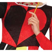 Fiestas Guirca Queen Of Hearts Costume For Adults, Fantasy Queen Of Hearts Play Costume, Party And Cosplay Outfit, Available In Multiple Sizes, Perfect For Themed Celebrations, Carnival, And Costume Fashion Events - Multicolor - View 3