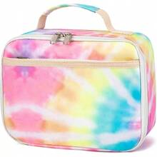 Lunch Box Boys Girls Insulated Lunch Cooler Bag Reusable Lunch Tote Kit For School Travel 094 Tie Dye
