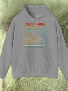 Fleece Sweatshirt,Dear Karen Nutrition Facts Serving Size I Got Time TodayHoodies, Good Looking Hoodies, Affordable Pricing – Great Value For Quality, Great For Lounging – Ideal For Relaxing At Home,Hoodies For Men And Women,Sudaderas Para Hombre,300g Cotton Casual  Hoodies, Oversize Hooded SweatHoodies With Pockets,Graphic Hoodies,Fall And Winter Long Sleeve,Autumn And Winter Warm Hoodies, Thick And Comfortable Hooded Hoodies, Casual And Loose, Suitable For Daily Commuting - 灰色-7 - 查看 1