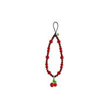 - Correa de pulsera con abalorio para telfono celular, correa universal para telfono celular, bonita correa de mueca, cadena de abalorio, accesorios hechos a mano para bolsas de cmara - Cerezas dulces - Ver 2