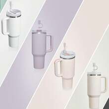 Zizga 4Pcs Silicone Straw Covers Compatible With  Cups,10mm Dust-Proof Straw Caps For   Or Other Straw Tumbler, (Stripes)