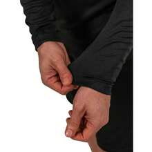 KIT 3 Black Thermal T-Shirts UV Protection 50+ Men's Long Sleeve Top Second Skin For Physical Activity - 黑色 - 查看 6