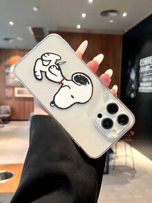 SNOOPY 官方授权透明防摔史努比卡通人物手机壳，兼容 16 Pro Max/13/14/15/17，高透明度保护壳，摄像头开孔精准，兼容三星、Nothing、Pixel、INFINIX、苹果、红米等品牌手机。
