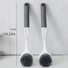 【1 件装长柄清洁刷】1 件装长柄清洁刷，家用油脂去除器，锅刷，洗碗刷，水槽和炉灶清洁剂，杯子清洁剂 - 26公分 - 查看 9