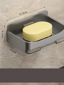 1pc Soap Holder, Soap Box. Bathroom And Toilet Wall Mounted Soap Boxes, Non Perforated Storage Shelves. Soap Box Soap Holder, Bathroom Storage&Storage. Bathroom Small Tools