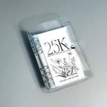 1pc PVC Money-Saving Challenge Binder Set With Cash Envelopes - English Version 12-Month Budget Organizer, Suitable For $5,000, $10,000, And $25,000 Savings Goals - Sturdy Personal Finance Planner - 透明色 - 查看 6