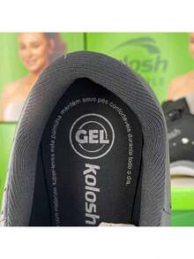 Kolosh Casual Easy-To-Fit Sneakers With Zipper For Women - 黑色 - 查看 6