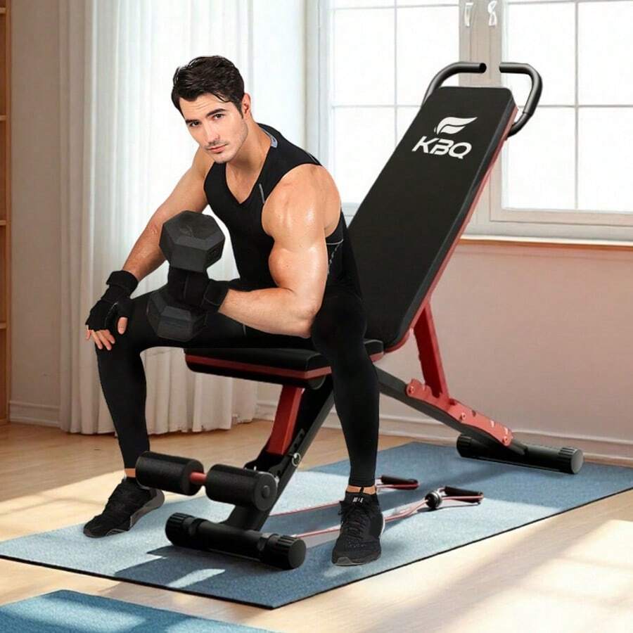 Ew Adjustable Household Multi-Functional Long Chair, With Horn-Shaped Bench For Push-Ups, Fitness Chair For Sit-Ups - KBQ-005D-l - View 1