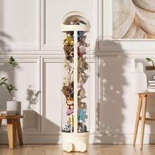 ぬいぐるみ 収納 推し活 収納 コレクションケース ぬいぐるみ収納 ケース 円柱 筒 筒状 キャスター キャスター付き インテリア 大きなぬいぐるみ 棚 大量ぬいぐるみ 大きい 大量 透明 クリア 人形 収納ボックス 収納ケース 隙間収納 おもちゃ箱 ホコリが入りにくい - ピンク - チェックする 10