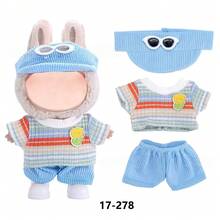 新款 17 厘米 娃娃衣服，适合第一代、第二代、第三代 17 厘米娃娃，多功能服装套装（不含娃娃和眼镜） - 彩色 - 查看 15