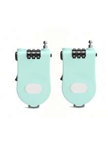 钢丝绳 3 位数密码锁 - 重型伸缩式不锈钢钢丝绳挂锁，适用于行李箱、手提箱、背包、滑板车、头盔和自行车安全；防盗旅行和健身房储物柜锁，防锈便携式密码缆锁；易于重置的密码；非常适合机场、酒店、露营、办公室和学校的旅行者、学生、通勤者和户外运动爱好者