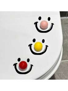 1/2/3 قطعة رافع غطاء المرحاض بتصميم عصري على شكل كرة السعادة، دائري، بدون بطارية، يدوي لفتح غطاء المرحاض، مناسب للحمامات، لا يحتاج إلى طاقة. نظرًا لاختلاف تقنيات القياس اليدوي، قد تكون هناك أخطاء طفيفة واختلافات في اللون. يرجى الرجوع إلى المنتج المستلم الفعلي للحصول على الدقة.