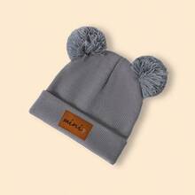 6pcs Baby Knit Hats, 8 Colors Available, Thick & Warm For Winter, Minimalist & Cute Style, Suitable For 1-6 Years Old Children Outdoor Hiking/Skiing And Daily Winter Wear