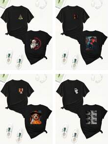 Customizable Women's Fashion T-Shirt Neck Tee With Personalized Design Area, Short Sleeves, Machine Washable Personalized Clothing Customizable Fashion Quality Casualwear, Custom T Shirt