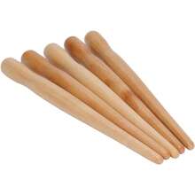 Cunyuer Dip Pen Nib Holder, 5PCS Sandalwood Professional Nib Holder Cartoon Calligraphy Painting Writing (Wood Color)