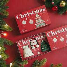 1pc Christmas Scented Candle Gift Set, Ambient Home Handmade Fragrance Decoration, Candle Christmas Gift, Christmas Decorations, Christmas Gifts - Multicolor - View 3