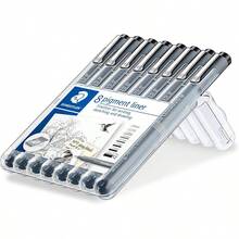 Waterfast Fadeproof Fineliner Pigment Liner Of 8 Wallet Of 8 308 SB8