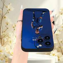 Una funda protectora suave y popular con diseños de jugadores de fútbol a la moda, compatible con los modelos de  7/8/X/XS/XR/11/12/13/14/15/16 Plus Pro Max Mini 16E. Es un regalo perfecto para días festivos o cumpleaños, adecuado para novias, novios, mujeres, hombres, esposos, esposas, amigos, o incluso para. - Mezcla de colores - Ver 10