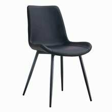 MUUOKY Modern Dining Chairs Set Of 6, Armless Kitchen Chair High Back  Equipped With Cushions And Black Metal Legs, Dining Chair Set For Living Room, Dining Room, Bedroom, Kitchen, Spare Chairs For Thanksgiving Christmas Parties, Easy To Clean, Ergonomic Design, Furniture, Home Decor - 黑色 - 查看 11
