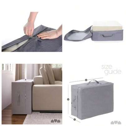 Milliard - Funda de transporte colchn trptico 4 Twin no cabe en 6 No incluye colchn