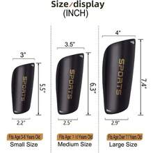 Soccer Shin Guards For Kid Youth Teen Adult Shin Guards Sleeves With Inserted Pocket Cushion Protection Reduce Shocks And Injuries For TeamSports