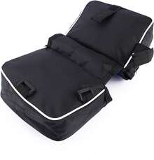 Fydun Bicicleta Bicicleta Ciclismo, Sillín Bolsa de Tubo Frontal Cuadro de Bicicleta Doble Cuadro Bolsa de Alforjas Bolsa Lateral Negro - 1 - Ver 6