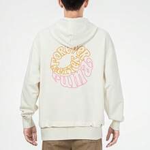 Puma Unisex Sweatshirt, Printed Casual Pullover Sweatshirt, Autumn/Winter Sports Wear, 533038 - Ivory - View 2