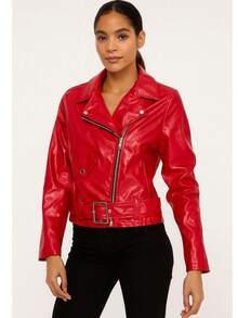 Women Lightweight Jackets - Red - View 1