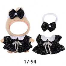 Bộ trang phục có thể thay đổi 17cm cho búp bê Móc khóa (Chỉ có váy, không bao gồm búp bê và giày) - Nhiều màu - Xem 6