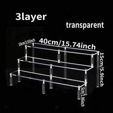 1 Stück Acryl Ausstellungsständer, Becherhalter, Dessert Präsentationsregal, 2/3/4-stufiger Säulenständer, Kuchenständer, Parfümausstellungsregal, Kosmetikorganisationsregal, hochdurchsichtig, Tischausstellungsständer, geeignet für Hochzeitsfeier, Geburtstagsfeier, Großveranstaltungen, Ladenausstellung, Heimlagerung, Fotografie-Requisiten