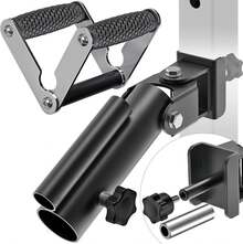 SELEWARE T Bar Row Landmine Attachment For 2" X 2" And 3" X 3" Power Rack, V Bar Row Landmine Handle Attachment For Barbell Bar, Power Cage Landmine Attachment For  Bars Strength Training Bars