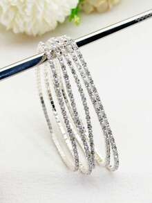 G-S 1 套人造珍珠串珠手链 极其精致的女士手链