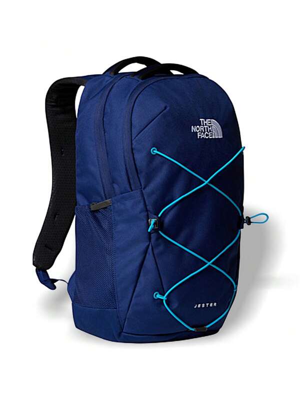The North Face Jester Unisex Backpack Commuting Travel School Outdoor Daily Gym Lightweight Large Capacity Multi-Compartment Shockproof Laptop Sve Adjustable Padded Straps Easy To Carry Skin-Friendly Durable Easy To Clean Deep Blue NF0A3VXF FLO