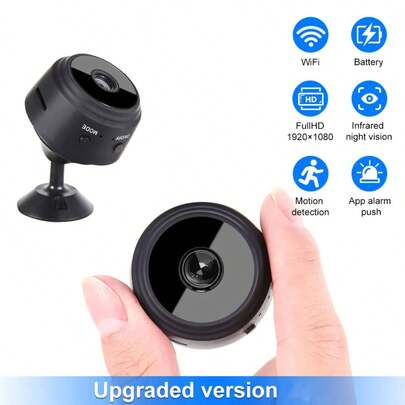 Camera WiFi mini thông minh, ghi âm và ghi hình, camera giám sát WiFi mini, camera giấu kín không dây có ứng dụng.