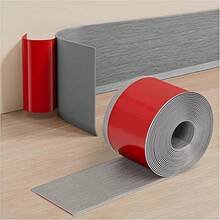 1 Gulungan Lis Dinding Vinyl, Lis Dekoratif Perekat Mandiri, Strip Dekoratif Perekat Mandiri Fleksibel, Desain Tekstur Serat Kayu, Dekorasi Rumah Ruang Tamu (2m X 8cm) - MultiWarna - View 14
