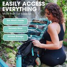 Suitcase Organizer Pack More In Your Large Or Carry On Luggage Unpack Instantly With These Compression Packing Cubes For Suitcases Hanging Shelf Organizer For Closet Black