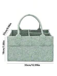 Small Thick Felt Diaper Bag, Handheld Mommy Bag, Handheld Baby Diaper Storage Bag