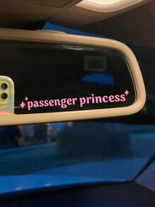 1pc Letter Pattern Fashionable Cute Car Sticker