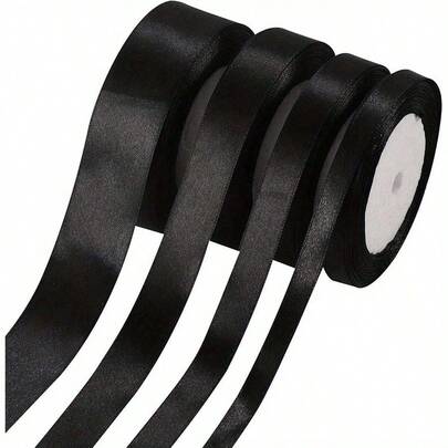 22m Cinta de satén para lazos hechos a mano, envolver regalos DIY, decoración de boda y Navidad, adorno de tarjetas de manualidades, suministros para el hogar y fiestas, arreglos florales, accesorios para el cabello, caminos de mesa, guirnaldas de jardín, cumpleaños, Día del Padre, Eid, Halloween