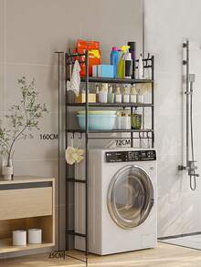 Narożny regał podłogowy do toalet łazienkowych 2/3-poziomowych, odpowiedni do każdego kąta łazienki, pozwala zaoszczędzić całą przestrzeń. Pomieści kosmetyki codziennego użytku, szampony, żele pod prysznic, butelki i słoiki, ręczniki, pudełka na chusteczki, artykuły łazienkowe itp. Jest łatwy w demontażu i montażu i nadaje się jako prezent na święta takie jak Halloween.