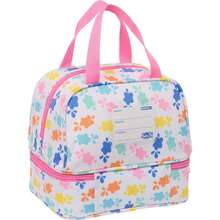 Safta Termiczna torba na lunch  "Baby Pig" dla chłopców i dziewczynek - torba na lunch  z podwójną przegrodą zapinaną na zamek i termiczną przegrodą w podstawie z podwójnym uchwytem, idealna do szkoły lub parku⚫ Darmowa wysyłka ✅ Dostawa 24/48 godz. do Hiszpanii (półwysep) - Różowy - Zobacz 3