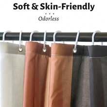 Mid Century Modern Extra Long Shower Curtain, Boho Neutral Minimalist Brown And Beige Abstract Arch Machine Washable Waterproof Fabric For Bathroom Decor Bathtub With 12 Hooks 72Wx78H{"Color_name":"BrownandBeige","Size_name":"72\"Wx78\"L(Packof1)"} - Nhiều màu2 - Xem 7