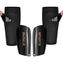 Soccer Shin Guards For Kid Youth Teen Adult Shin Guards Sleeves With Inserted Pocket Cushion Protection Reduce Shocks And Injuries For TeamSports