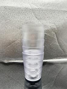 270毫升可重复使用亚克力塑料耐热水杯、啤酒杯、酒吧、餐厅用牢不可破的杯子 - 彩色 - 查看 8