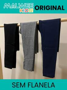 Malwee Kids Children's And Youth Leggings With Elastic Waistband In Malwee Cotton - 粉紅色的 - 查看 4